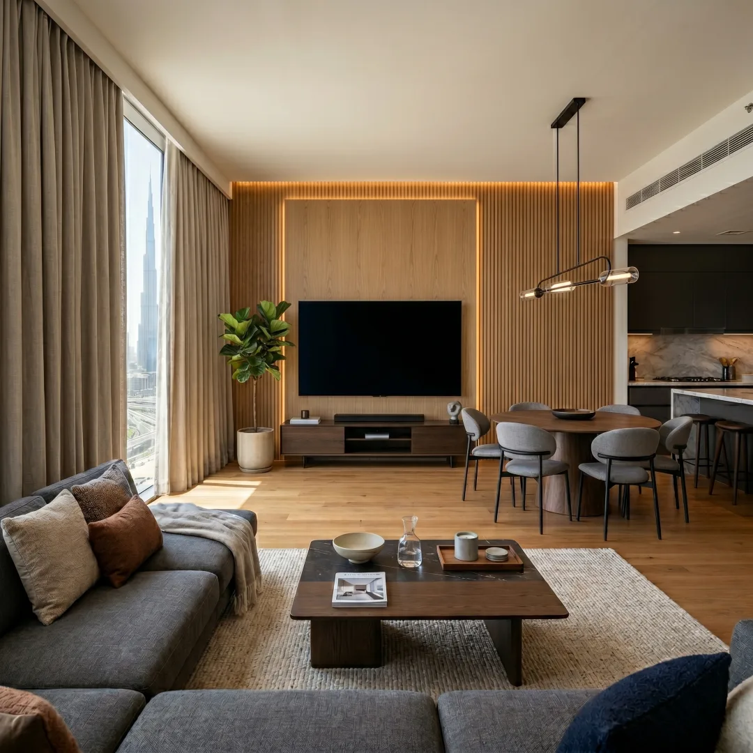 Dubai Downtown apartment fit-out and renovation project
