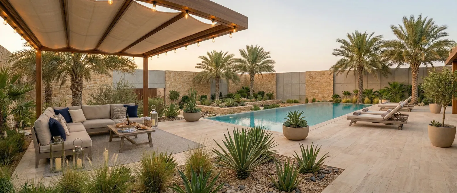 Outdoor Fitout Dubai UAE - Garden Pool Patio and Exterior Fitout Services