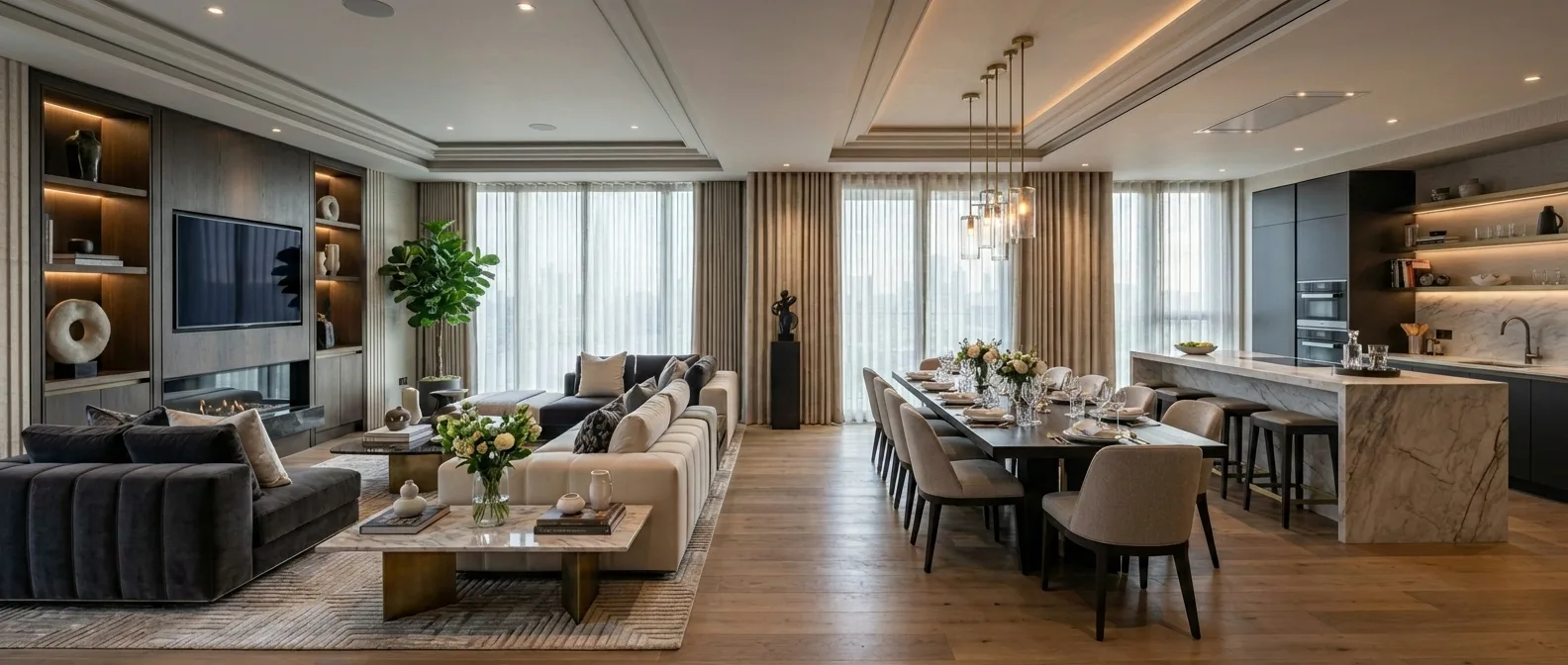 Residential Interior Fitout Dubai UAE - Luxury Villa and Apartment Fitout Services